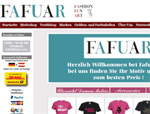 Tablet Screenshot of fafuar.com